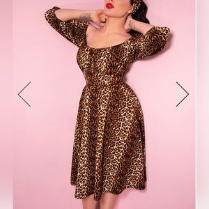 Vacation dress in leopard 3x